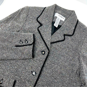 Sag‎ Harbor Tweed Women’s Tailored blazer w/beautiful accents Fully Lined Sz.8P.